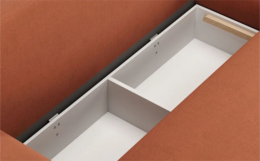 Диван угловой Арден Danco 412 оранжевый - 6 Диван угловой Арден Danco 412 оранжевый - 6