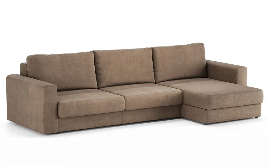 Диван угловой Ларсон 3М Nordic 30 орех - 2