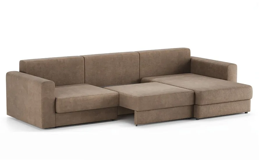 Диван угловой Ларсон 3М Nordic 30 орех - 5
