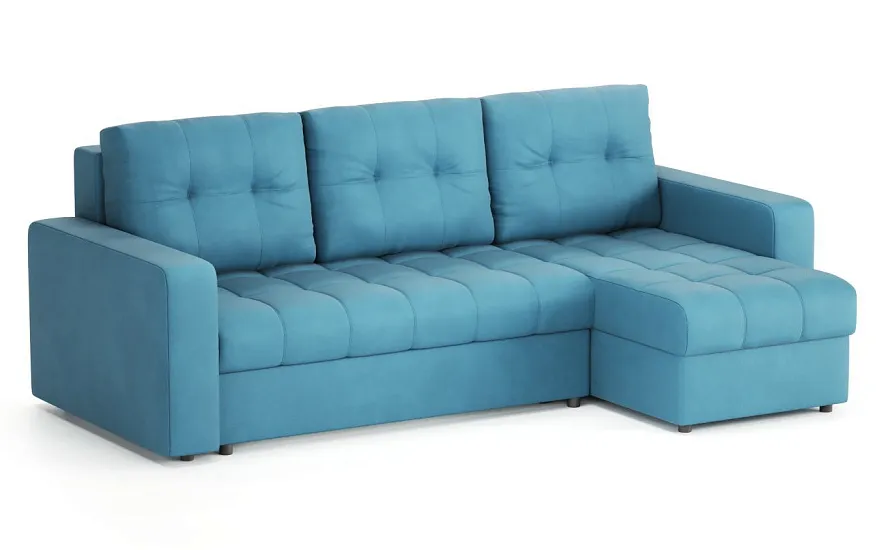 Диван угловой Тренто Camaro 21 бирюзовый - 2 Диван угловой Тренто Camaro 21 бирюзовый - 2