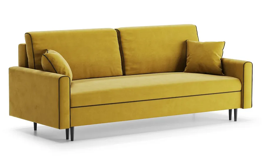 Диван Порту Leonardo 09 желтый - 2 Диван Порту Leonardo 09 желтый - 2